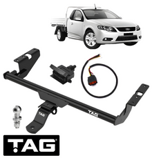 TAG STANDARD DUTY TOW BAR & WIRING KIT TO SUIT FORD FALCON AU YTR MPFI SOHC 4.0L I6 CAB CHASSIS ONLY