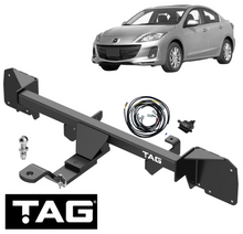 TAG STD DUTY TOW BAR & WIRING KIT FOR MAZDA3 BL LF-DE LF-VE LF17 LF5H LF5W RF R2AA 2.0 2.2L I4 SEDAN