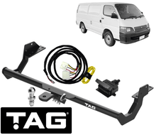 STANDARD DUTY TOW BAR & WIRING KIT FOR TOYOTA HIACE RZH183R LH103R LH105R LH113R 2RZ-E 3L 2.4 2.8 I4