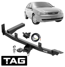 TAG STANDARD DUTY TOW BAR & WIRING KIT TO SUIT FORD FALCON BA BF BOSS 260 5.4L V8 SEDAN ONLY