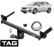 TAG STD DUTY TOW BAR & WIRING KIT FOR SUBARU IMPREZA G3 GE GH EJ204 EJ255 2.0L 2.5 F4 HATCHBACK ONLY
