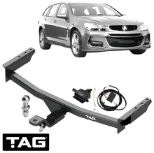 TAG STANDARD DUTY TOW BAR & WIRING KIT TO SUIT HOLDEN COMMODORE VE L76 L98 L77 6.0L V8 WAGON ONLY