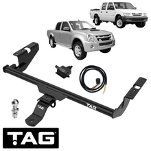 TAG STANDARD DUTY TOW BAR & WIRING KIT FOR HOLDEN RODEO RA C24SE Y24SE 4JH1-TC 4JJ1-TC 2.4L 3.0L I4