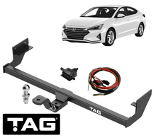 TAG STANDARD DUTY TOW BAR & UNIVERSAL WIRING KIT TO SUIT HYUNDAI ELANTRA AD G4NA 2.0L I4