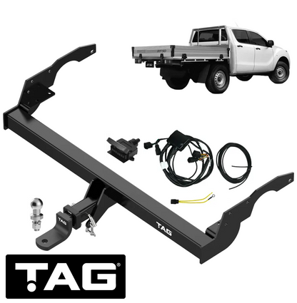 TAG HEAVY DUTY TOW BAR & WIRING KIT TO SUIT MAZDA BT-50 B22 B32 UP UR P5AT 3.2L I5 SUITS 4WD & RWD