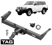 TAG HEAVY DUTY TOW BAR & WIRING KIT TO SUIT NISSAN PATROL GU Y61 TB45E TB48DE 4.5 4.8L I6 WAGON ONLY