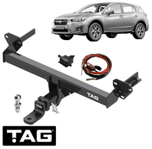 TAG HEAVY DUTY TOW BAR & WIRING KIT TO SUIT SUBARU XV GT G5X FB20C FB20D FB20A 2.0L F4