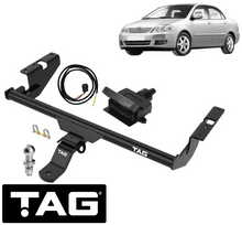 STD DUTY TOW BAR & WIRING KIT FOR TOYOTA COROLLA ZZE122R 1ZZ-FE 1.8L I4 SUITS EXCEPT HATCHBACK