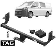 TAG STANDARD DUTY TOW BAR & WIRING KIT TO SUIT TOYOTA HIACE GDH300R GDH301R 1GD-FTV 2.8L I4 06/19 ON