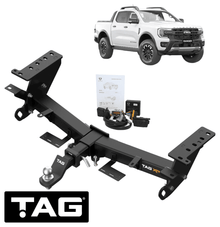 EXTREME RECOVERY (XR) TOW BAR & WIRING KIT FOR FORD RANGER PY T6.2 P02S 2.0L I4 STYLESIDE TUB MODELS