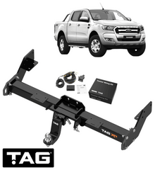 TAG EXTREME RECOVERY (XR) TOW BAR & BRINK WIRING KIT FOR FORD RANGER PX3 P5AT 3.2L I5 FROM 08/15 CAB