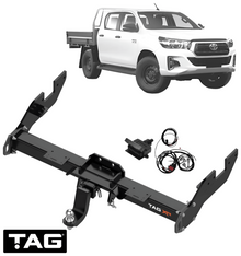 TAG EXTREME RECOVERY XR TOW BAR & WIRING KIT TO SUIT TOYOTA HILUX WORKMATE GUN125R 2GDFTV 2.4 I4 CAB
