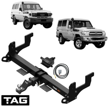 TAG EXTREME RECOVERY (XR) TOW BAR & WIRING KIT TO SUIT TOYOTA LANDCRUISER GDJL78R 1GD-FTV 2.8L I4
