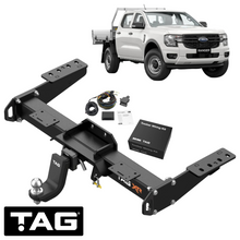 TAG EXTREME RECOVERY (XR) TOW BAR & BRINK WIRING KIT FOR FORD RANGER PY T6.2 P02S YN2S 2.0L I4 CAB