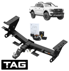 TAG EXTREME RECOVERY (XR) TOW BAR & WIRING KIT FOR FORD RANGER T6.2 BF2S 3.0 V6 STYLESIDE TUB MODELS