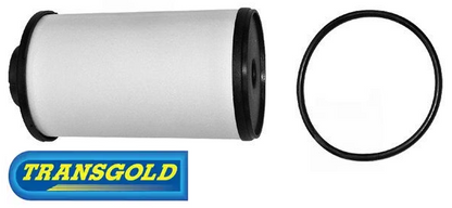 TRANSGOLD AUTOMATIC TRANSMISSION FILTER KIT WITH EXTERNAL CARTRIDGE TO SUIT VOLKSWAGEN GOLF MK.5 MK.6 MK.7 BKC BMN BXE CBAB CBBB CBDB CFFB CFGB CFHC CRBC BLG 1.4L 1.9L 2.0L I4