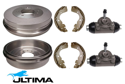 ULTIMA DRUM BRAKE KIT TO SUIT FORD RANGER PX P5AT TURBO DIESEL 3.2L I5