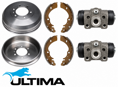 ULTIMA DRUM BRAKE KIT TO SUIT HOLDEN COLORADO RC ALLOYTEC LCA 3.6L V6
