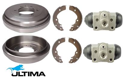 ULTIMA DRUM BRAKE KIT TO SUIT HOLDEN RODEO RA  ALLOYTEC LCA 3.6L V6 EXCEPT 4D 4WD