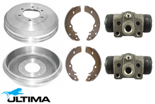 ULTIMA DRUM BRAKE KIT TO SUIT HOLDEN RODEO RA 4JH1-TC TURBO DIESEL 3.0L I4 SUITS 4WD 2D HI-RIDE SUSPENSION
