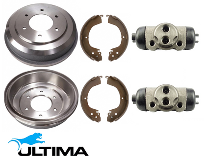 ULTIMA DRUM BRAKE KIT TO SUIT MITSUBISHI TRITON MK 6G72 3.0L V6 SUITS GLX MODEL