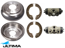 ULTIMA DRUM BRAKE KIT TO SUIT MITSUBISHI TRITON MK 6G72 3.0L V6 SUITS K66 CHASSIS GLX MODEL