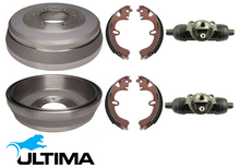 ULTIMA DRUM BRAKE KIT TO SUIT NISSAN NAVARA D22 VG30E 3.0L V6 SUITS RWD