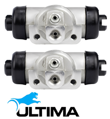 ULTIMA DRUM BRAKE KIT TO SUIT NISSAN NAVARA D22 VG30E 3.0L V6 SUITS RWD FROM 01/2001