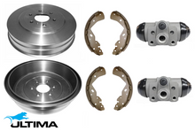 ULTIMA DRUM BRAKE KIT TO SUIT NISSAN NAVARA NP300 D23 QR25DE YS23DDT YD25DDTI YS23DDTT TWIN TURBO DIESEL 2.3L 2.5L I4