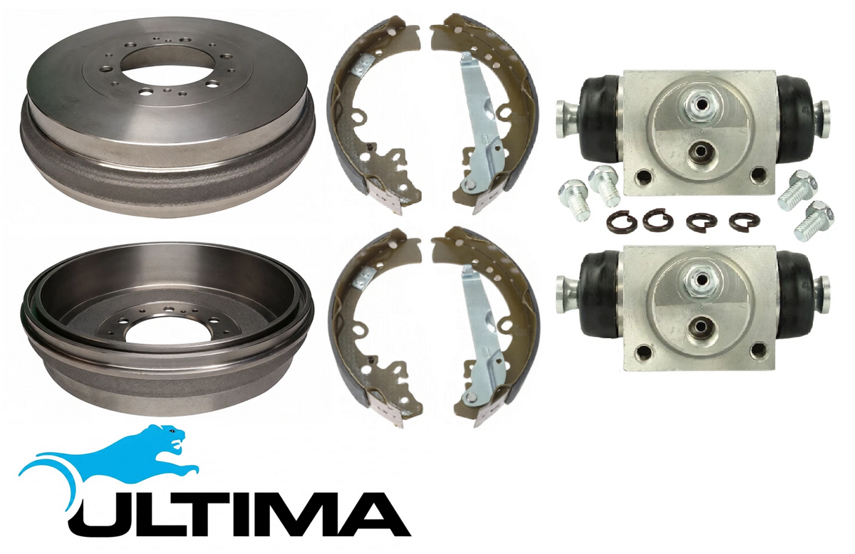 ULTIMA DRUM BRAKE KIT TO SUIT TOYOTA HILUX GUN126R 1GD-FTV TURBO DIESE ...