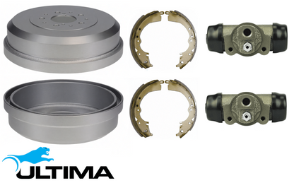 ULTIMA DRUM BRAKE KIT TO SUIT TOYOTA HILUX RZN169R RZN174R 3RZFE 2.7L I4