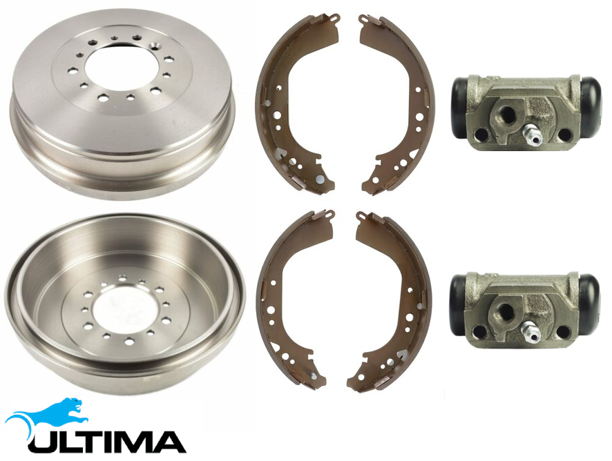 ULTIMA DRUM BRAKE KIT TO SUIT TOYOTA LANDCRUISER FZJ78R 1FZ-FE 4.5L I6