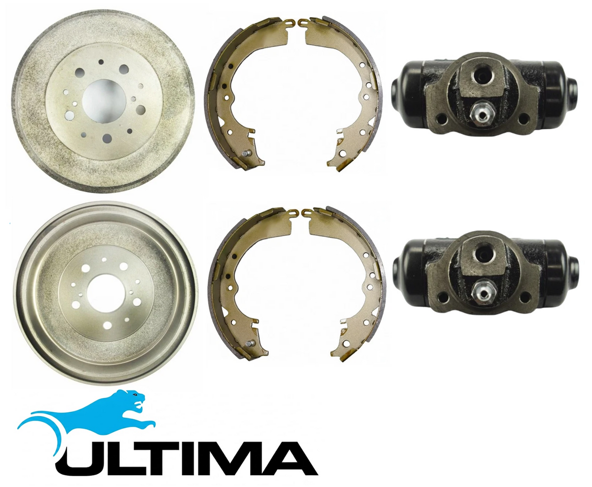 ULTIMA DRUM BRAKE KIT TO SUIT TOYOTA HILUX RZN149R LN147R RZN154R 3RZ-FE 5L 5L-E DIESEL 2.7L 3.0L I4