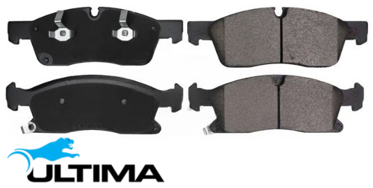 ULTIMA FRONT BRAKE PAD SET TO SUIT MERCEDES BENZ OM642.826 M276.821 TWIN TURBO DIESEL 3.0L V6