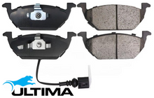 ULTIMA FRONT BRAKE PAD SET TO SUIT AUDI A3 8P BLS TURBO DIESEL 1.9L I4 280MM DISC ROTOR