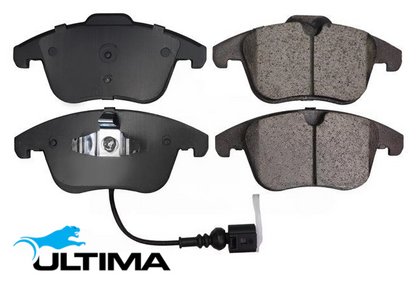 ULTIMA FRONT BRAKE PAD SET TO SUIT AUDI A4 B8 CDNB CJEB CAGA CNHA TURBO DIESEL 1.8L 2.0 I4 1LT & 1LY