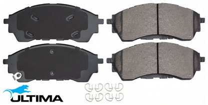 ULTIMA FRONT BRAKE PAD SET TO SUIT FORD EVEREST UA P5AT TURBO DIESEL 3.2L I5