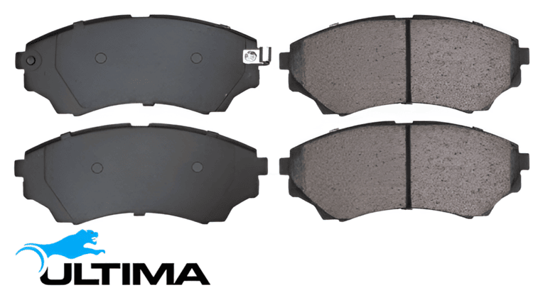 ULTIMA FRONT BRAKE PAD SET TO SUIT FORD COURIER PH 1V 4.0L V6 145MM DISC ROTOR