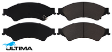 ULTIMA FRONT BRAKE PADS TO SUIT FORD RANGER PX1 PX2 PX3 P5AT TURBO DIESEL 3.2 I5 TWIN PISTON CALIPER