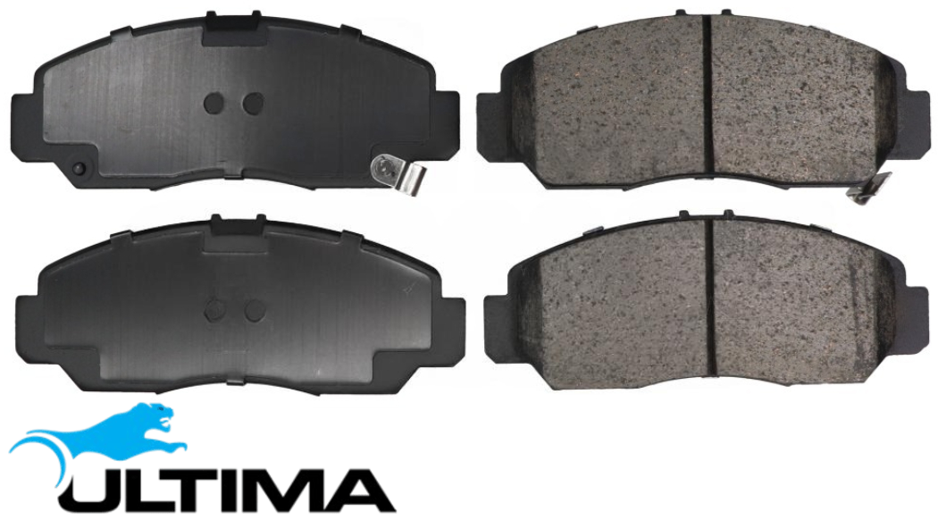 ULTIMA FRONT BRAKE PAD SET TO SUIT HONDA CIVIC FB R20A5 2.0L I4 SUMITOMO CALIPER