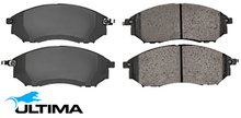 ULTIMA FRONT BRAKE PAD SET TO SUIT NISSAN 350Z Z33 VQ35DE VQ35HR 3.5L V6 SUITS 18" WHEELS