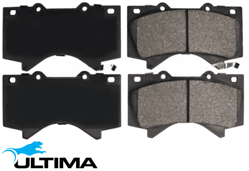 ULTIMA FRONT BRAKE PAD SET TO SUIT TOYOTA LANDCRUISER VDJ200R 1VD-FTV TWIN TURBO DIESEL 4.5L V8