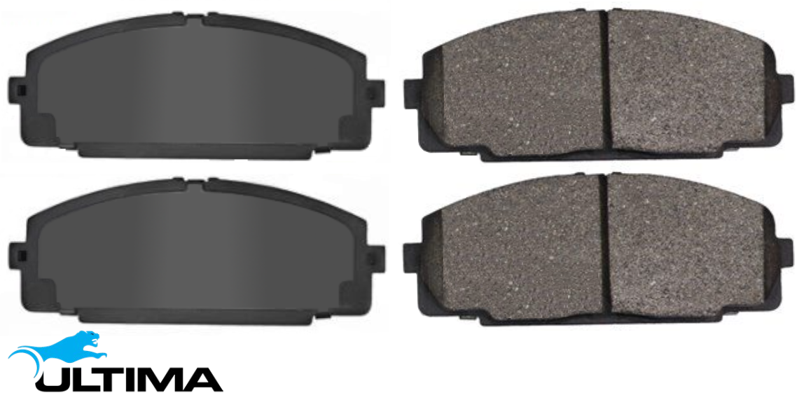 ULTIMA FRONT BRAKE PAD SET TO SUIT TOYOTA HIACE LH103R LH107R LH109R LH113R LH115R 3L 2.8L I4
