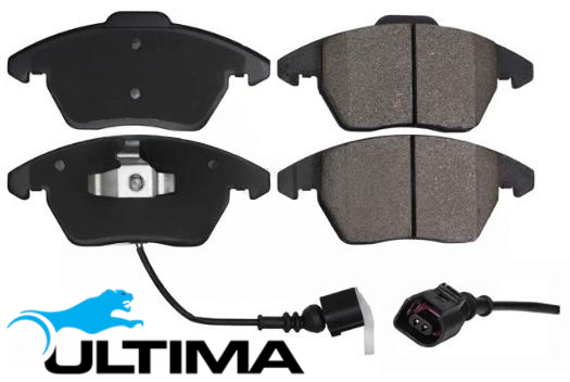 ULTIMA FRONT BRAKE PAD SET TO SUIT AUDI TT 8J CEPA TURBO 2.5L I5