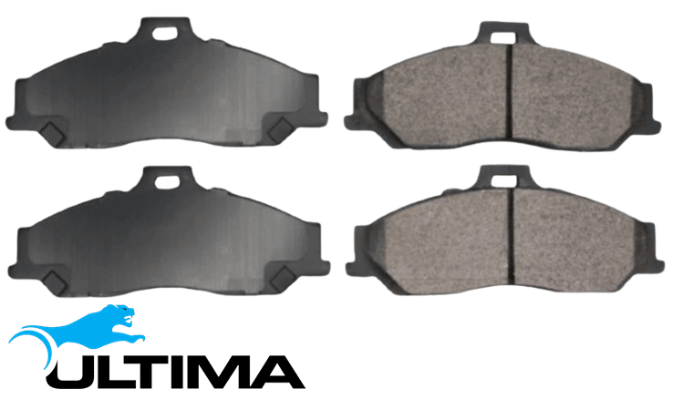 ULTIMA FRONT BRAKE PAD SET TO SUIT FORD COURIER PE PG PH G6 WLAT TURBO DIESEL 2.5 2.6 I4 MANUAL HUBS