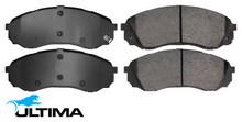 ULTIMA FRONT BRAKE PAD SET TO SUIT HYUNDAI H-1 TQ D4CB TURBO DIESEL 2.5L I4 SUITS 125KW