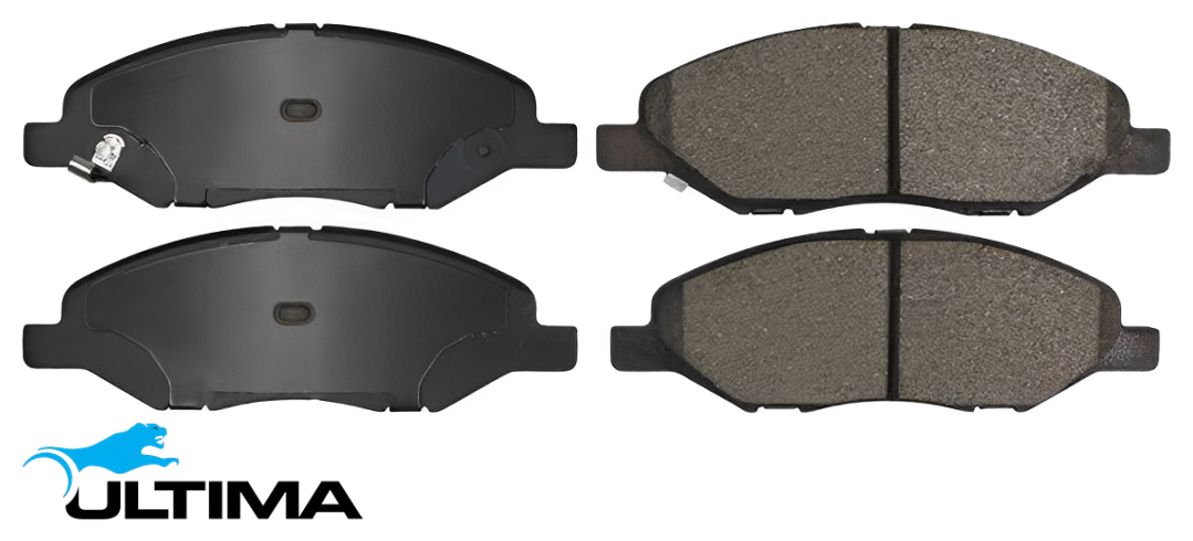 ULTIMA FRONT BRAKE PAD SET TO SUIT NISSAN TIIDA C11 HR15DE 1.5L I4 FWD ONLY