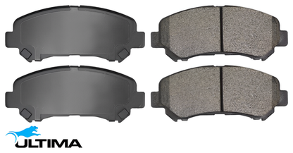 ULTIMA FRONT BRAKE PAD SET TO SUIT NISSAN MR20DE R9M M9R QR25DE TURBO DIESEL 1.6L 2.0L 2.5L I4