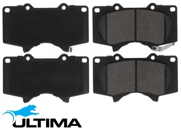 ULTIMA FRONT BRAKE PAD SET TO SUIT MITSUBISHI PAJERO NS NT NW NX 4M41T TURBO DIESEL 3.2L I4
