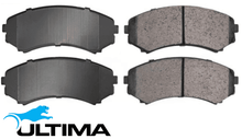 ULTIMA FRONT CERAMIC BRAKE PAD SET TO SUIT MITSUBISHI PAJERO NS NT 6G75 3.8L V6 CHASSIS V87W